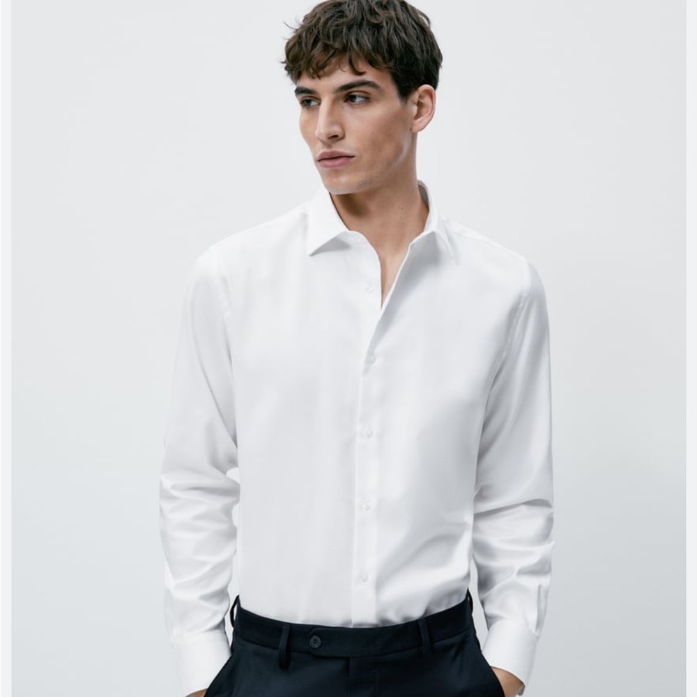 🚚MOVING SALE NWT Zara white button down shirt